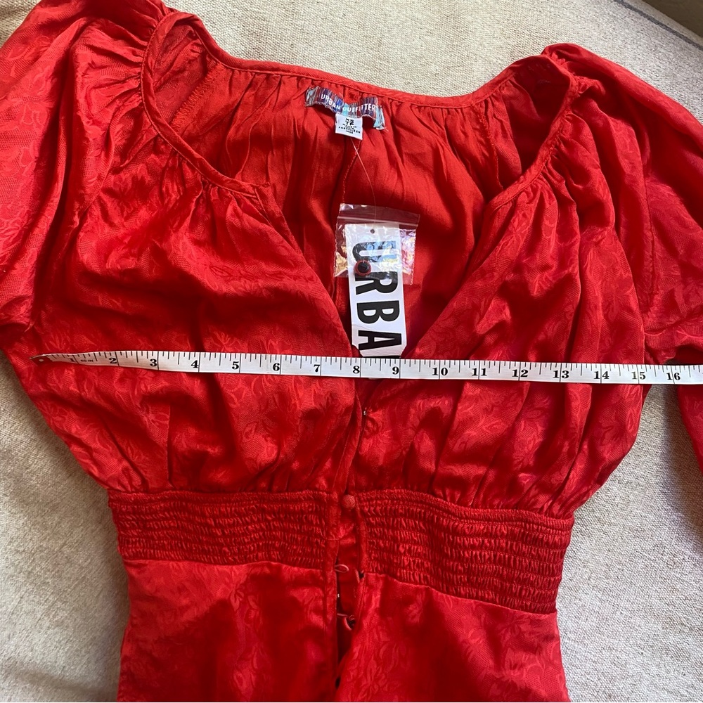URBAN OUTFITTERS Rebecca Long Sleeve Mini Dress - Picture 6 of 11